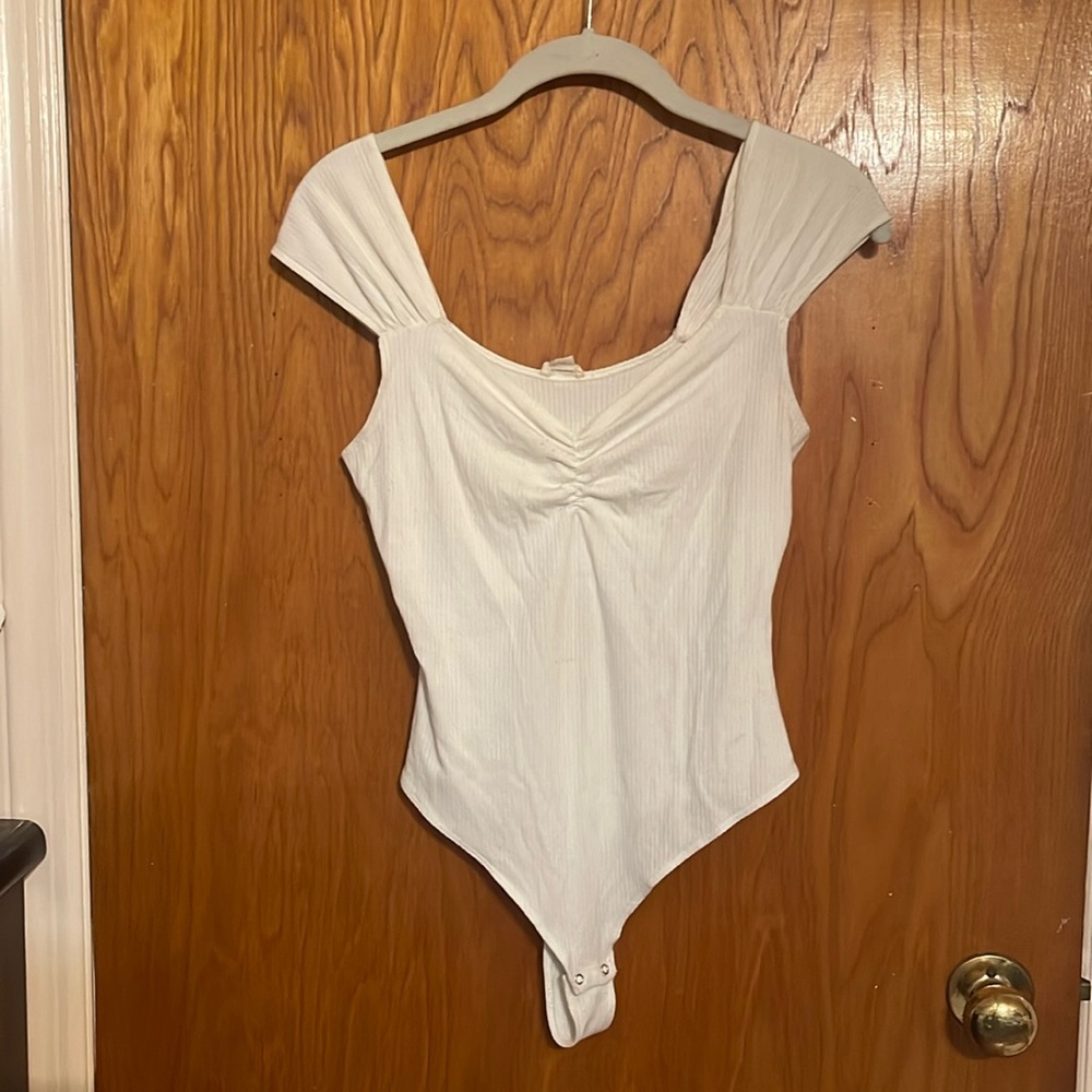 Garage White Bodysuit
